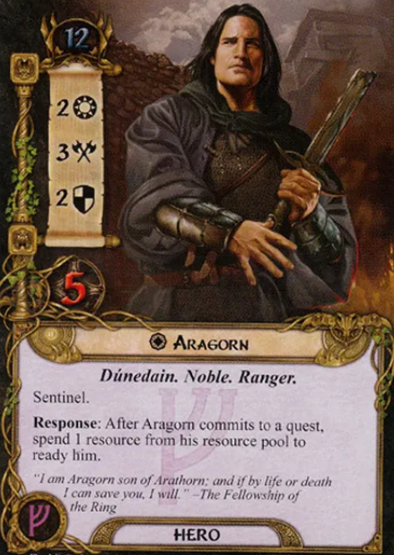 aragorn hero card